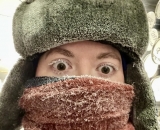 Olivia Williams in 40 degrees below zero